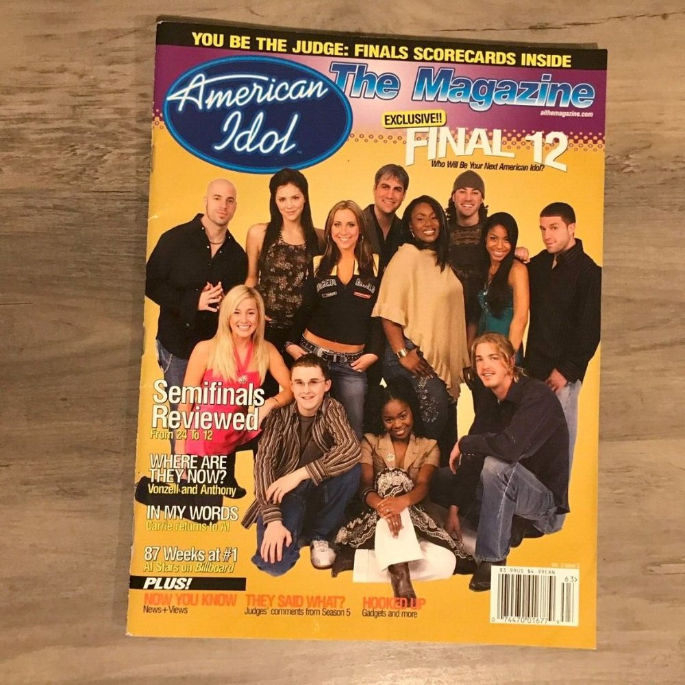 American Idol The Magazine Final 12 Daughtry Katherine McPhee Kellie Pickler